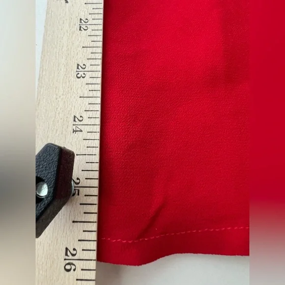 Reformation NEW Patti Jumpsuit in Cherry Red Romper Flare Wide Leg Sz 2 RARE - Picture 10 of 15